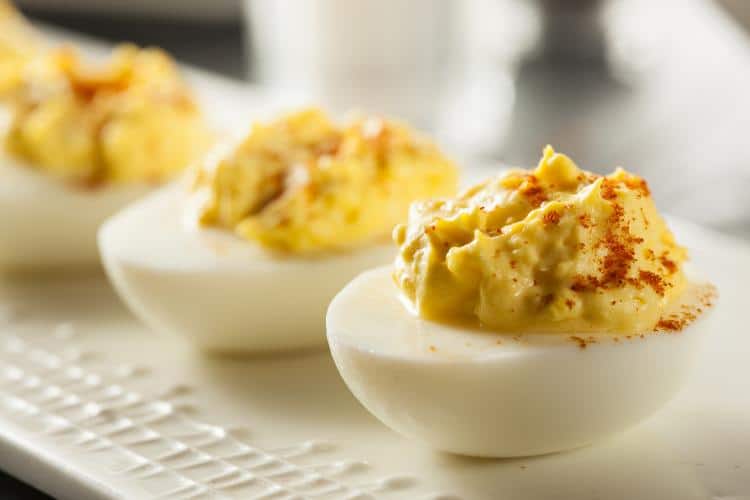 deviled eggs