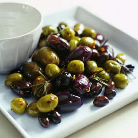 warm olives